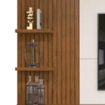 Painel para TV até 60 Polegadas Ripado com Nichos Dj Moveis Bento Freijo Off