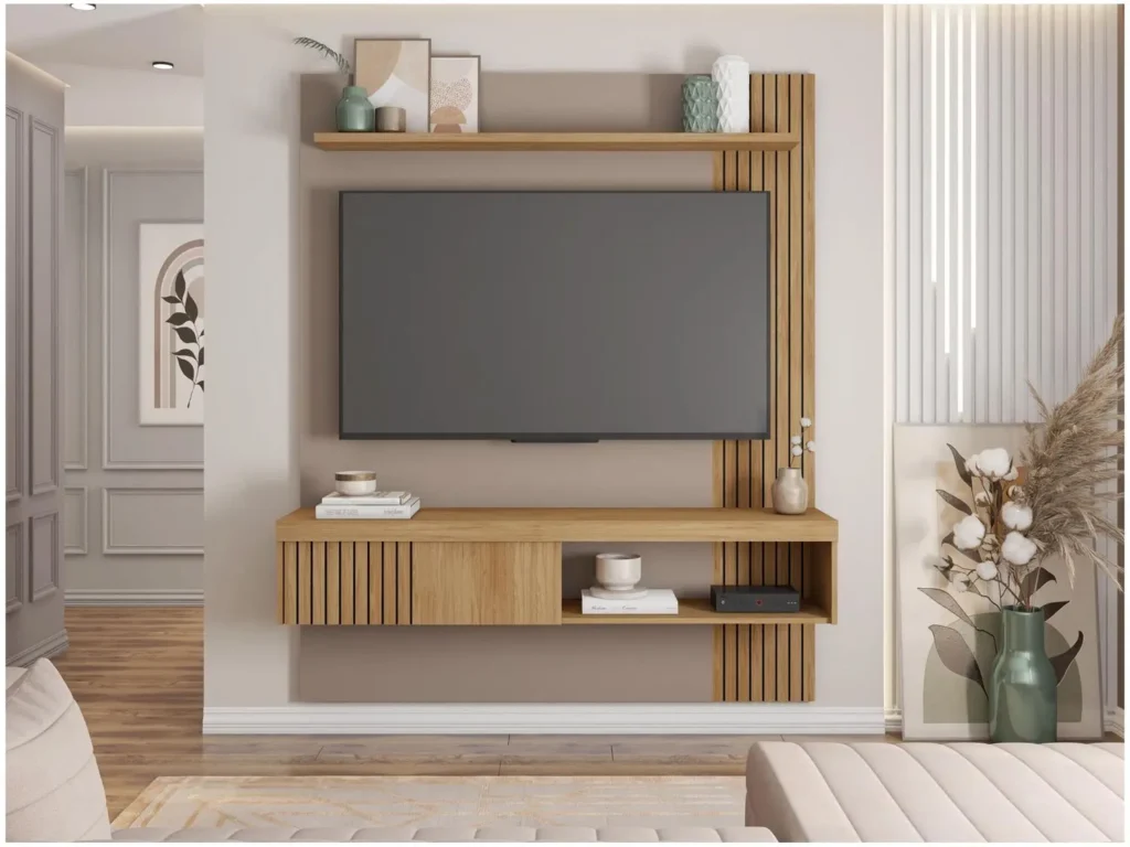 Painel para TV até 55” Caemmun Jade 1 Prateleira