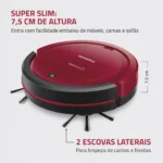 Robô aspirador de pó Mondial RB-09 de 30W 140ml cor vermelho