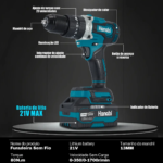 Parafusadeira / Furadeira Hanabi 80N