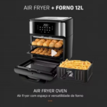Fritadeira Air Fryer Forno Oven 12L Mondial