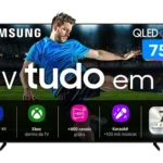 Smart TV 75″ Samsung Ultra 4K QLED QN75Q7FAAGXZD Tizen Q4 AI 3 HDMI