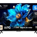 Smart TV 55″ TCL 4K UHD QLED 55P7K Google TV AiPQ Google Assistente 3 HDMI 1 USB