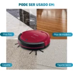 Robô aspirador de pó Mondial RB-09 de 30W 140ml cor vermelho