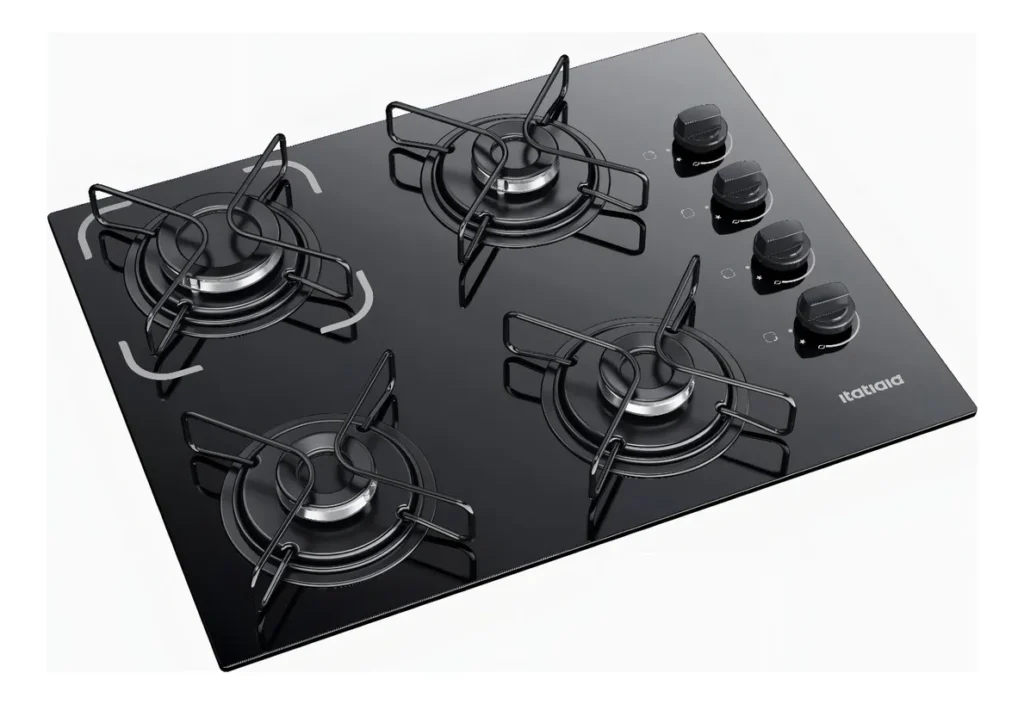 Cooktop Itatiaia Essencial 4 Bocas cor Preto