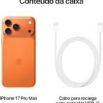 Apple iPhone 17 Pro Max (256 GB) – Laranja cósmico