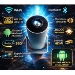 Projetor Smart Portátil Full Hd 4k Android 11 Wi-fi Bluetooth