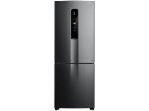 Geladeira/Refrigerador Electrolux Frost Free – Inverse Black Inox Look 490L IB7B