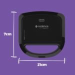 Sanduicheira Elétrica Cadence Toast & Grill, Preta, 750W, 220V, SAN260