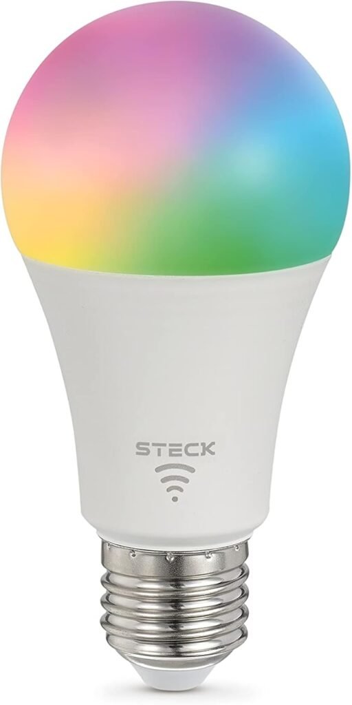 Lâmpada Inteligente 7W, Steck Ambiente Conectado RGBW Wi-Fi, Bivolt