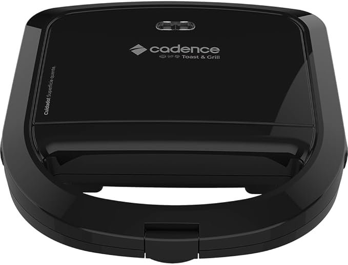 Sanduicheira Elétrica Cadence Toast & Grill, Preta, 750W, 220V, SAN260