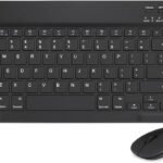 Combo Teclado e Mouse Bluetooth Ultrafino Sem Fio, Portátil e Recarregável E Teclado sem Fio