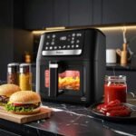 Air Fryer Philco 9,5L Visor Glass Redstone 1800W PAF95A 220V