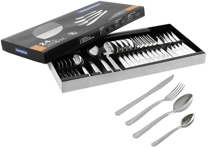 Faqueiro Tramontina Inox Búzios 24 Peças