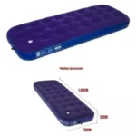 Colchão Inflavel Solteiro Multiuso Mor C/ Inflador Embutido + Kit Reparo