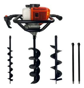 Perfurador Solo Trado Gasolina com 3 Brocas Extensão 1,20m Carbon