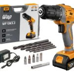 Parafusadeira E Furadeira A Bateria Li-ion Wap Wf 12k3.2 Carregador Com Maleta E Kit De 11 Acessórios