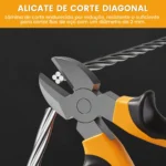 Kit Jogo 3 Alicates Universal Bico Corte Diagonal Utilidades Variadas Profissional Para Casa E Obra Elétrica Mecânica Montagem Reparo Ferramenta Resistente Durável