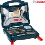 Kit De Pontas E Brocas Para Furar E Parafusar Em Titânio Bosch X-line 70 Peças