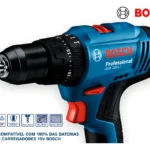 Parafusadeira E Furadeira De Impacto A Bateria 18v Bosch Gsb 183-li Maleta Com Kit Brocas E Bits Profissional 103 Peças