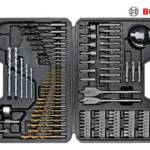 Parafusadeira E Furadeira De Impacto A Bateria 18v Bosch Gsb 183-li Maleta Com Kit Brocas E Bits Profissional 103 Peças