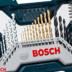 Kit De Pontas E Brocas Para Furar E Parafusar Em Titânio Bosch X-line 70 Peças