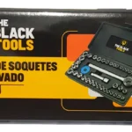Kit Jogo De Ferramentas Completo C/ Soquetes E Chaves TBT12940K The Black Tools