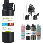 Garrafa Térmica Água Squeeze Inox Academia – Quente E Frio – 800ml