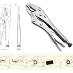 Kit Tramontina Alicate Universal + Alicate de Pressão Triangular + Alicate de Bico