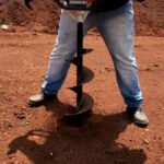 Perfurador Solo Trado Gasolina com 3 Brocas Extensão 1,20m Carbon