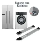 Base Com Rodinhas Para Geladeira Fogão Maquina De Lavar Sofá